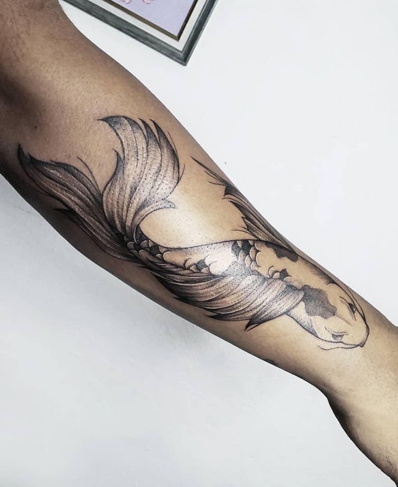 30 Pretty Koi Fish Tattoos Improve Your Temperament