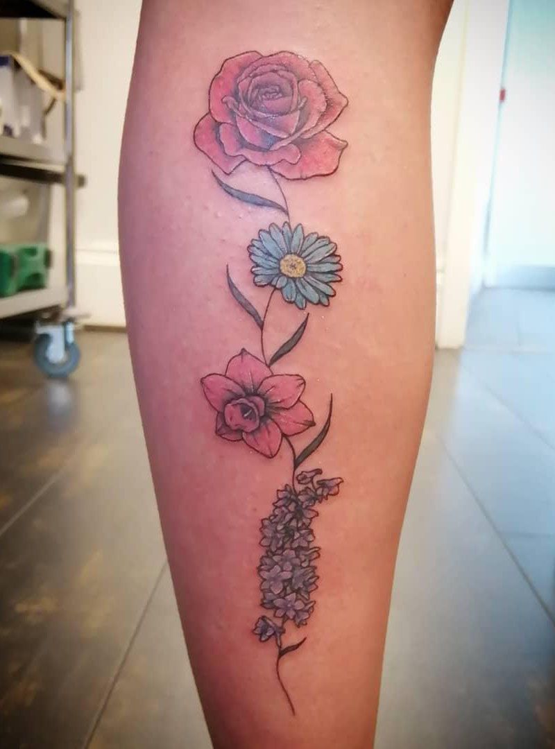 30 Pretty Larkspur Tattoos that Can Enhance Your Temperament