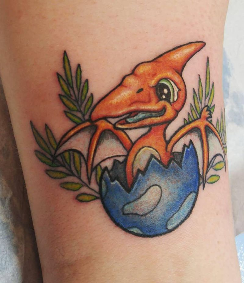 30 Pretty Pterodactyl Tattoos You Will Love