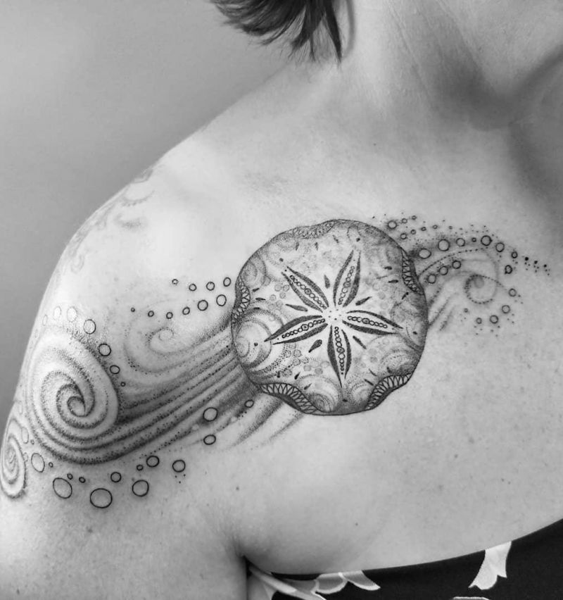 30 Pretty Sand Dollar Tattoos to Inspire You