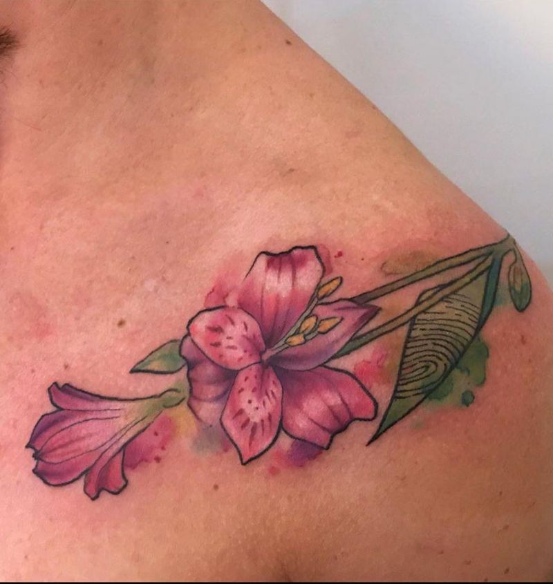 30 Pretty Alstroemeria Tattoos Show Your Temperament