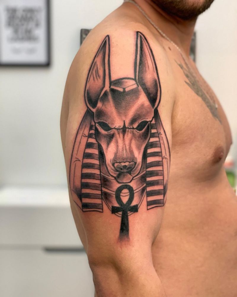 30 Pretty Anubis Tattoos Make You Charming