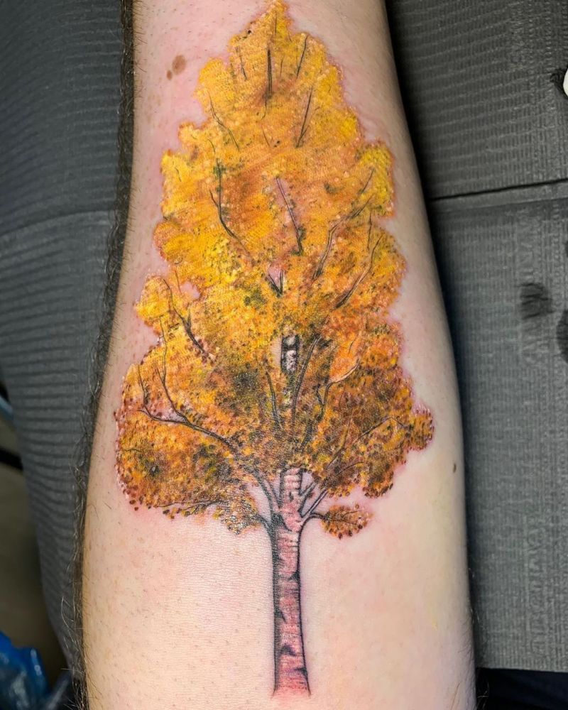 30 Pretty Aspen Tattoos for Inspiration