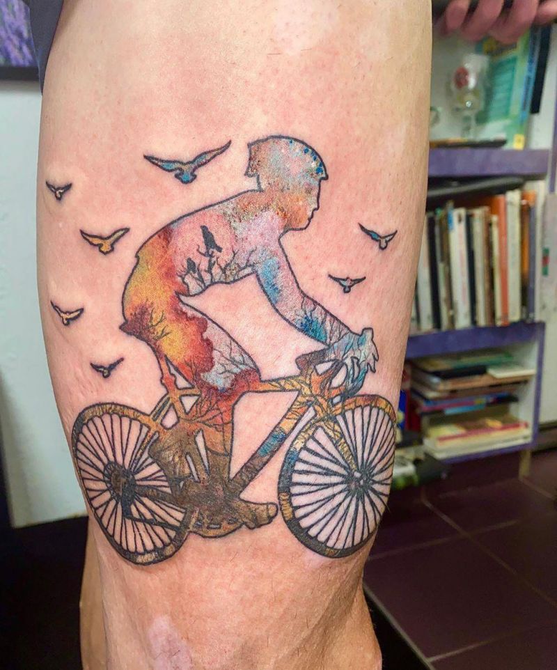 30 Pretty Bicycle Tattoos Make You Beautiful