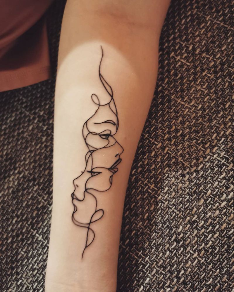 30 Pretty Gemini Tattoos to Inspire You