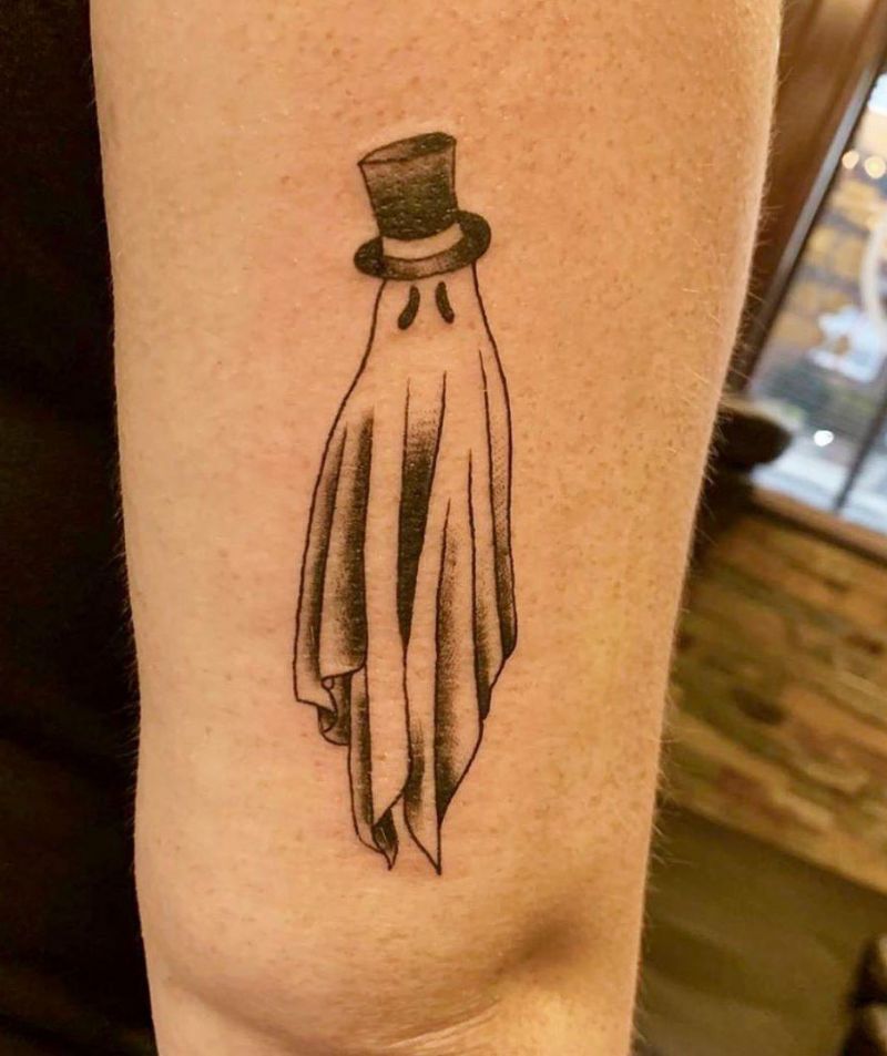 30 Pretty Ghost Tattoos to Inspire You