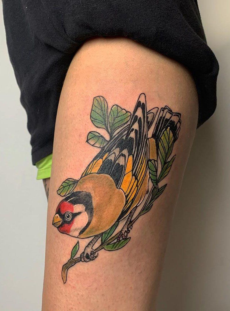 30 Pretty Goldfinch Tattoos to Inspire You