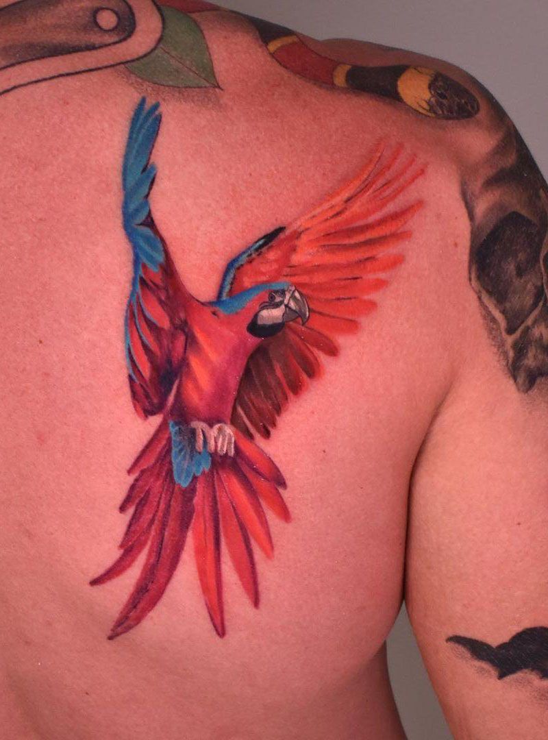 30 Pretty Macaw Tattoos Bring You Happiness