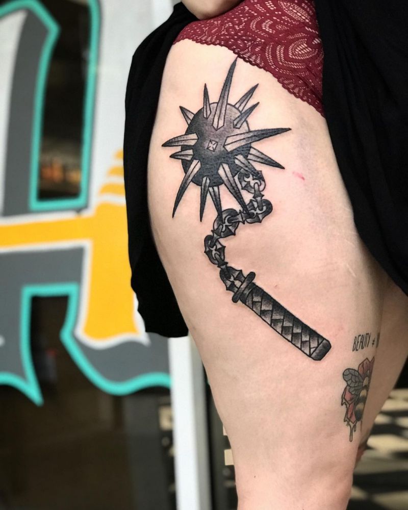 30 Pretty Morningstar Tattoos You Will Love to Try