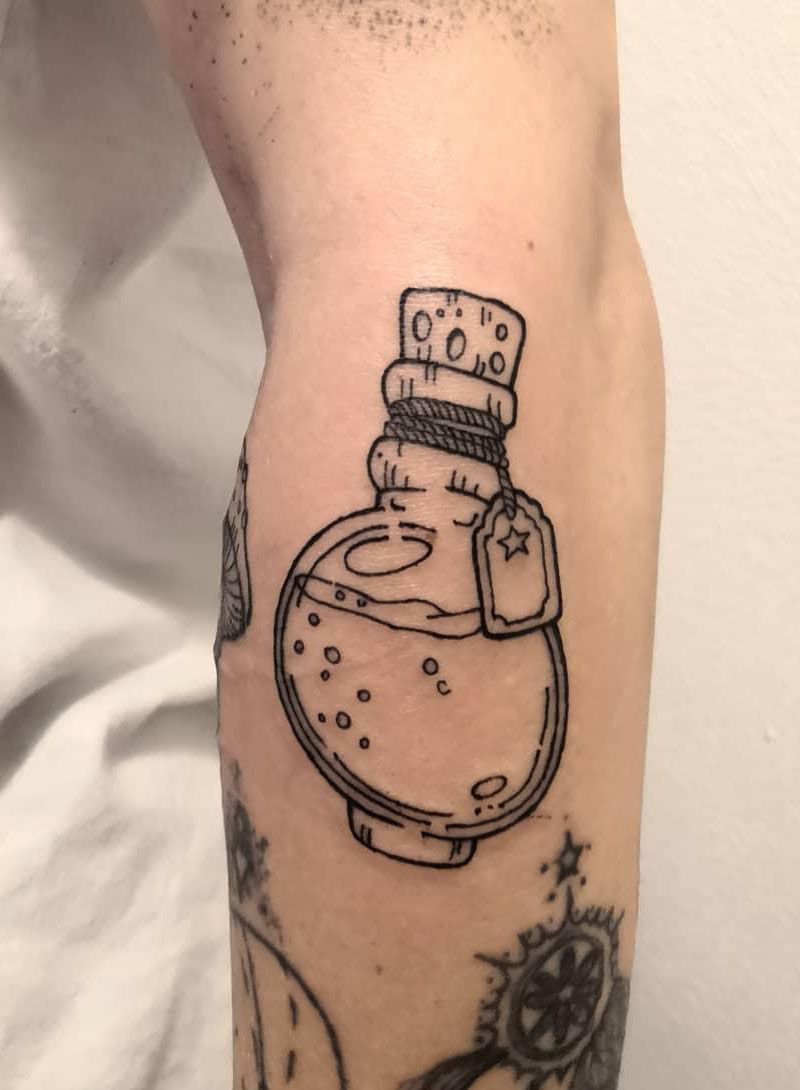 30 Perfect Potion Tattoos Make You Attractive