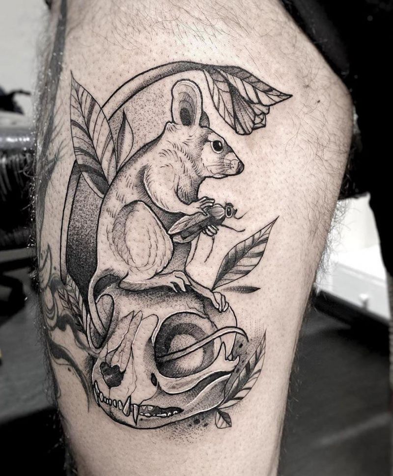 30 Pretty Rat Tattoos You Will Love