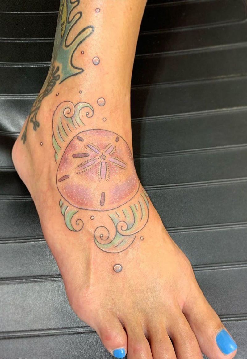 30 Pretty Sand Dollar Tattoos to Inspire You