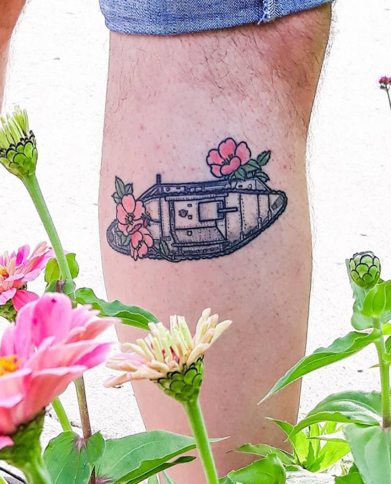 30 Pretty Tank Tattoos You Will Love