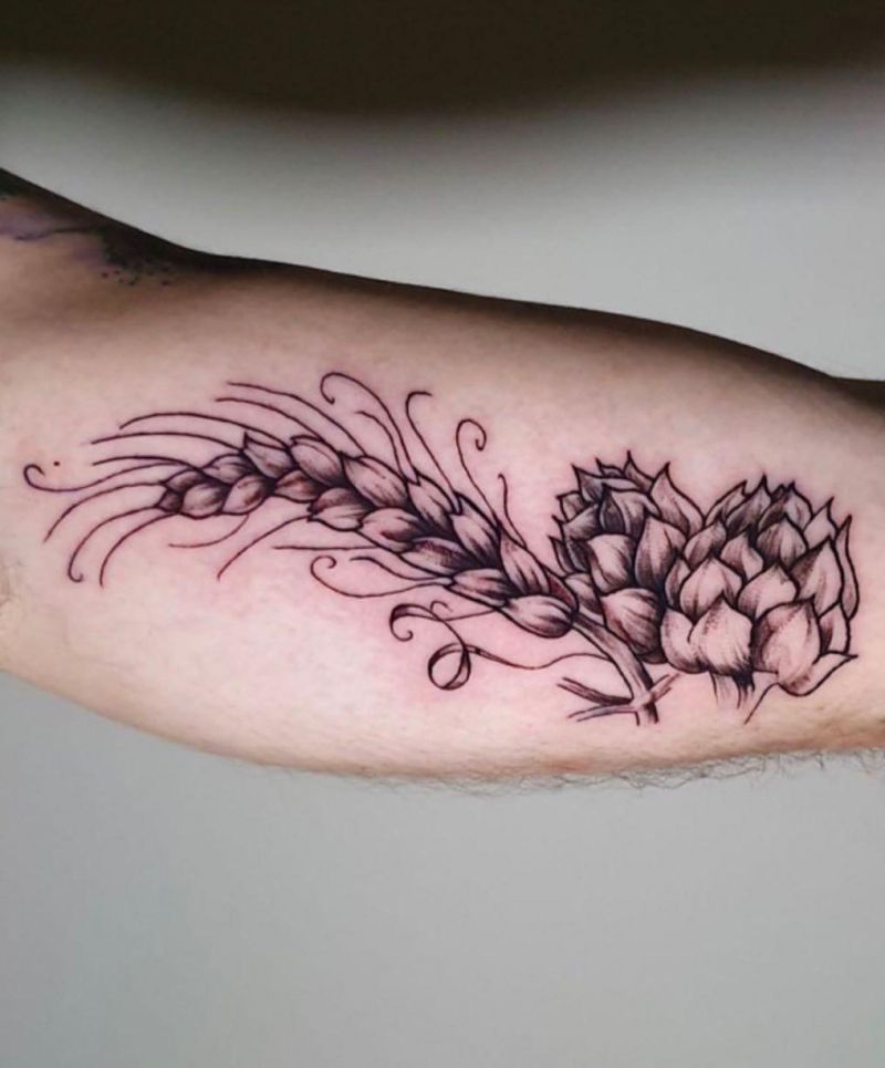 30 Pretty Barley Tattoos to Inspire You