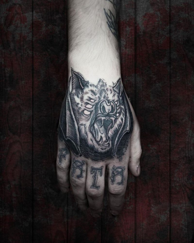 30 Pretty Bat Tattoos Improve Your Temperament