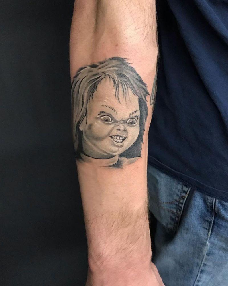 30 Pretty Chucky Tattoos Improve Your Temperament