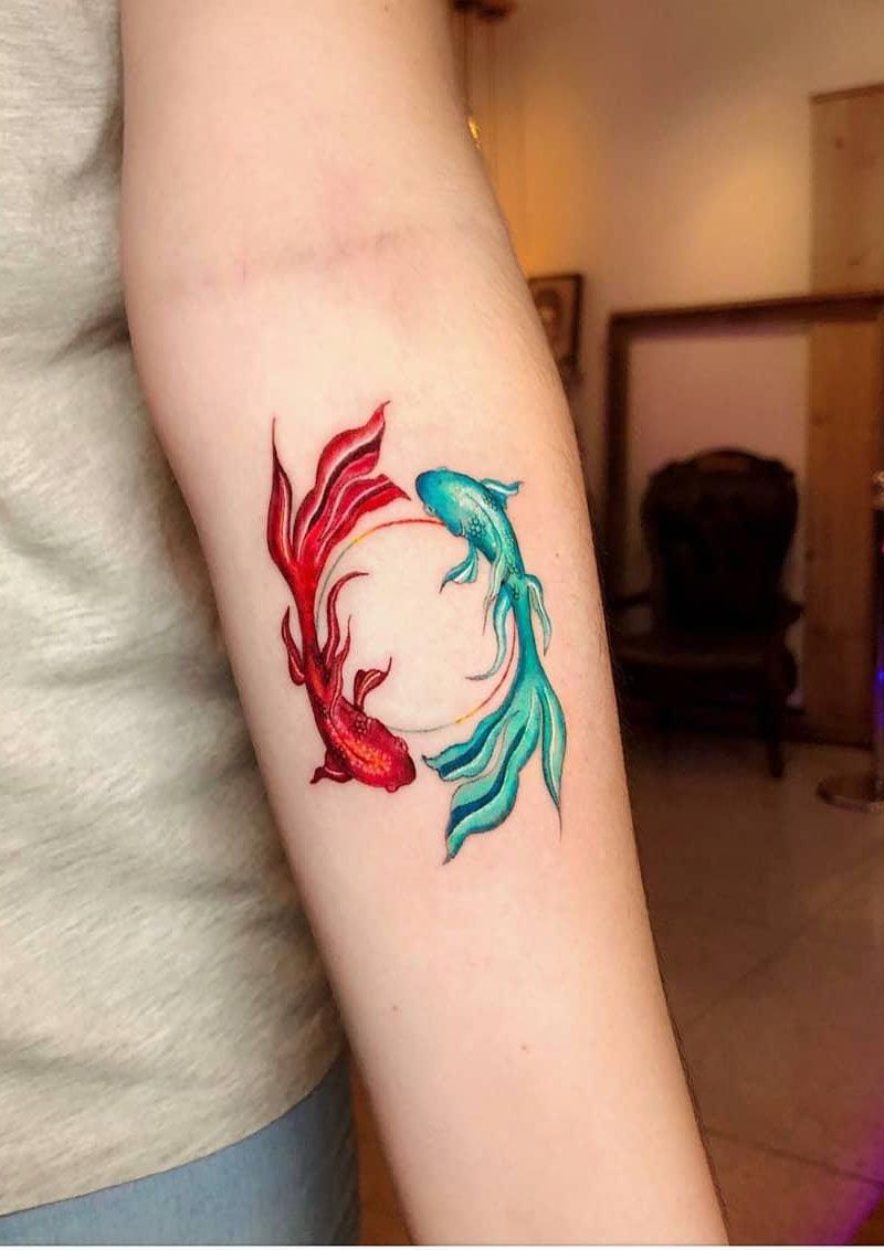 30 Pretty Koi Fish Tattoos Improve Your Temperament