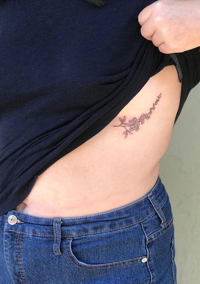 30 Pretty Larkspur Tattoos that Can Enhance Your Temperament