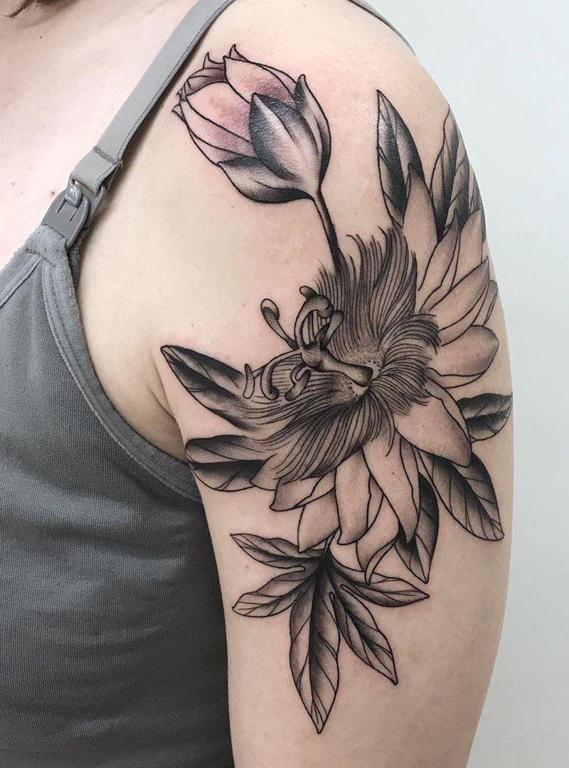 30 Pretty Passion Flower Tattoos You Must Try