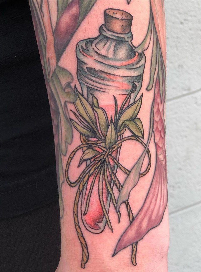 30 Perfect Potion Tattoos Make You Attractive