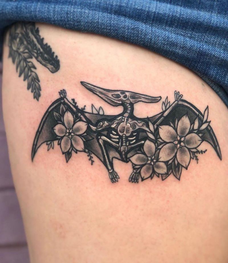 30 Pretty Pterodactyl Tattoos You Will Love