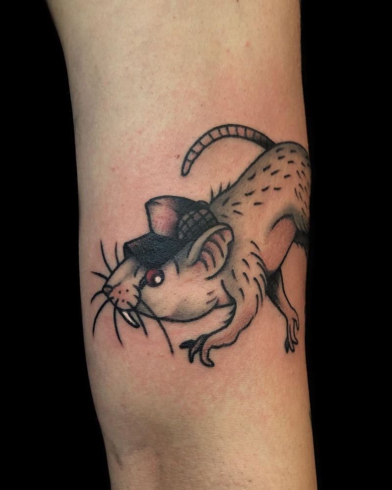 30 Pretty Rat Tattoos You Will Love