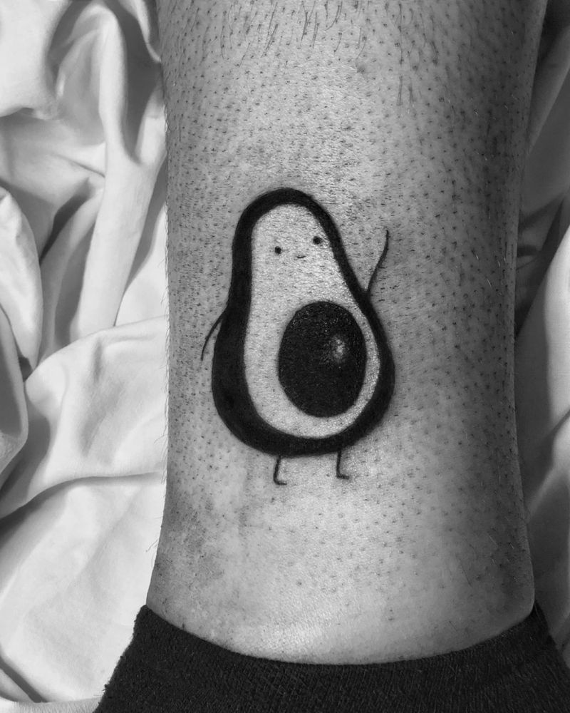 30 Pretty Avocado Tattoos Make You Elegant