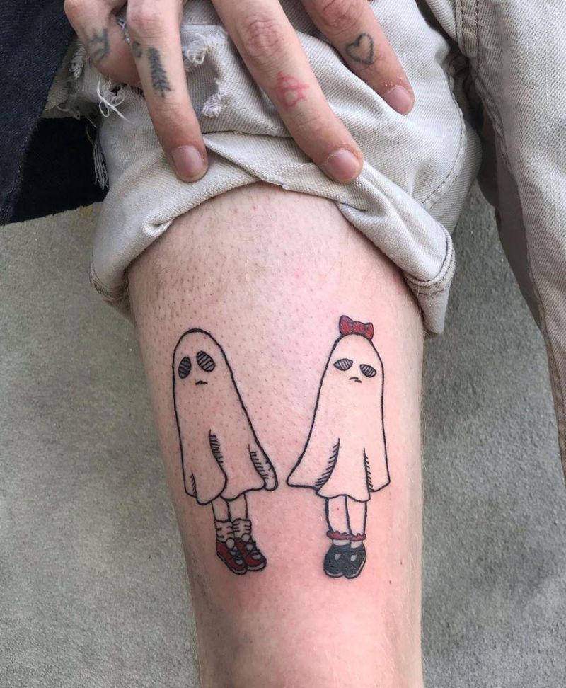 30 Pretty Ghost Tattoos to Inspire You