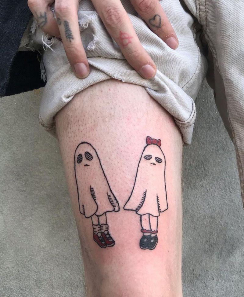 30 Pretty Ghost Tattoos to Inspire You