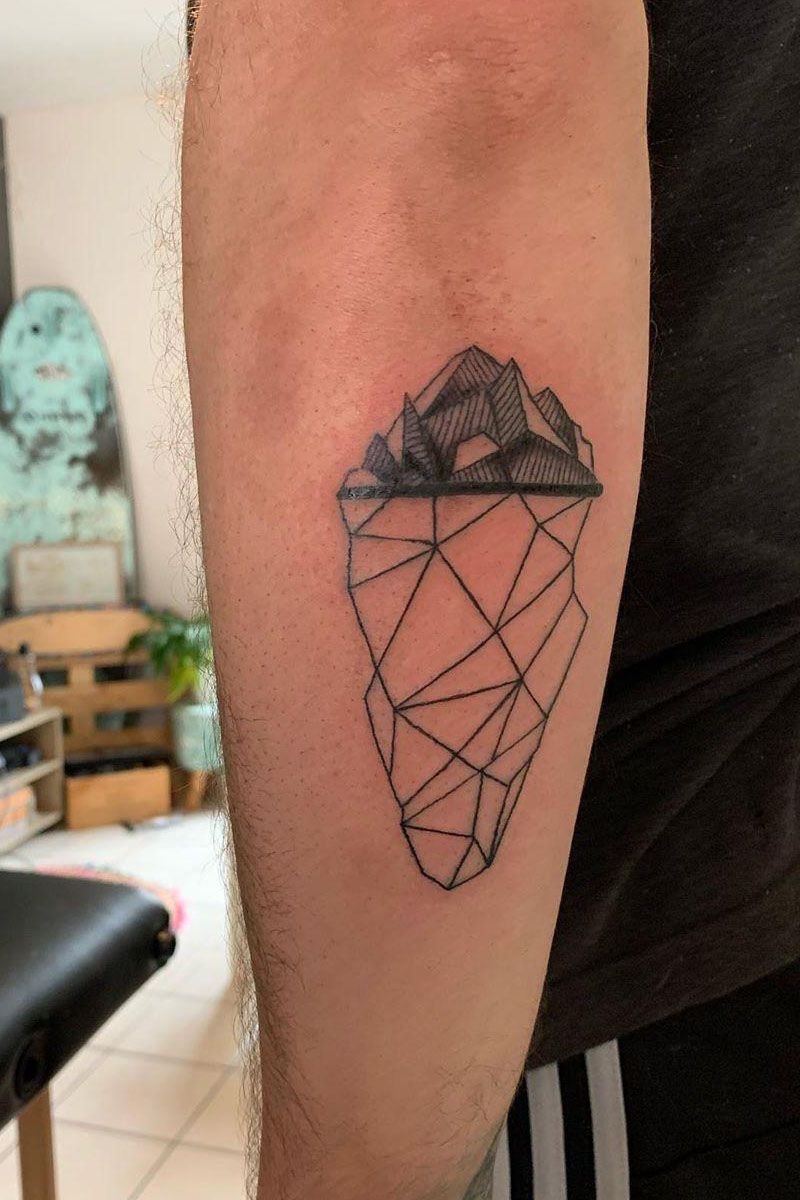 30 Pretty Iceberg Tattoos You Will Love