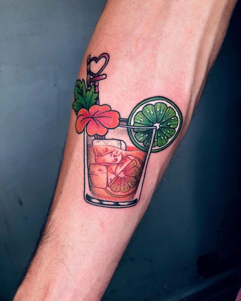 30 Pretty Lime Tattoos You Will Love