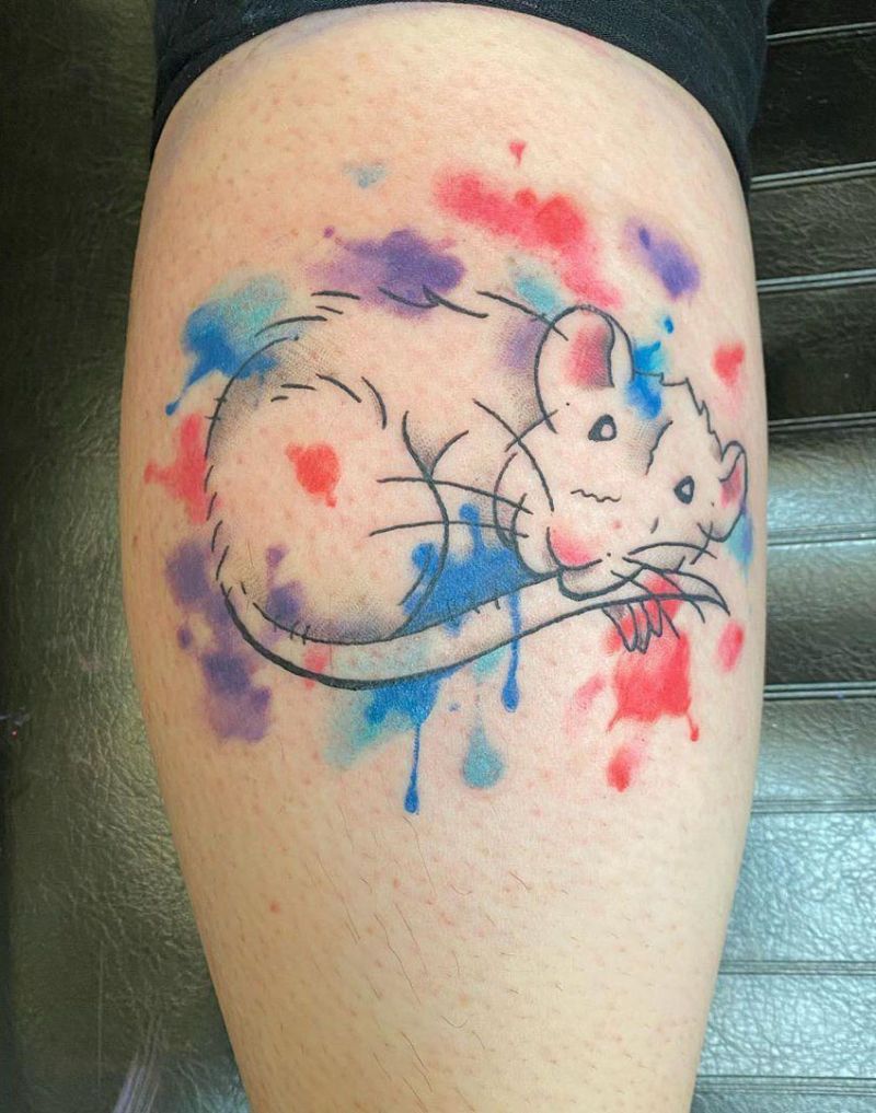30 Pretty Rat Tattoos You Will Love