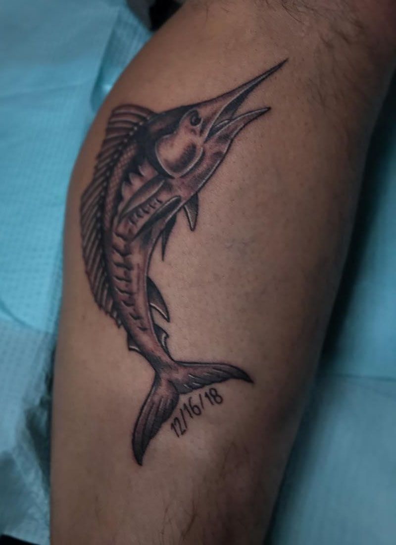 30 Pretty Sailfish Tattoos You Will Love