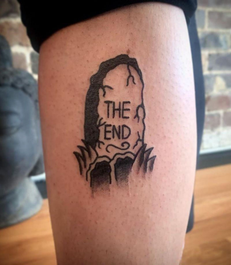 30 Pretty Tombstone Tattoos You Must Try