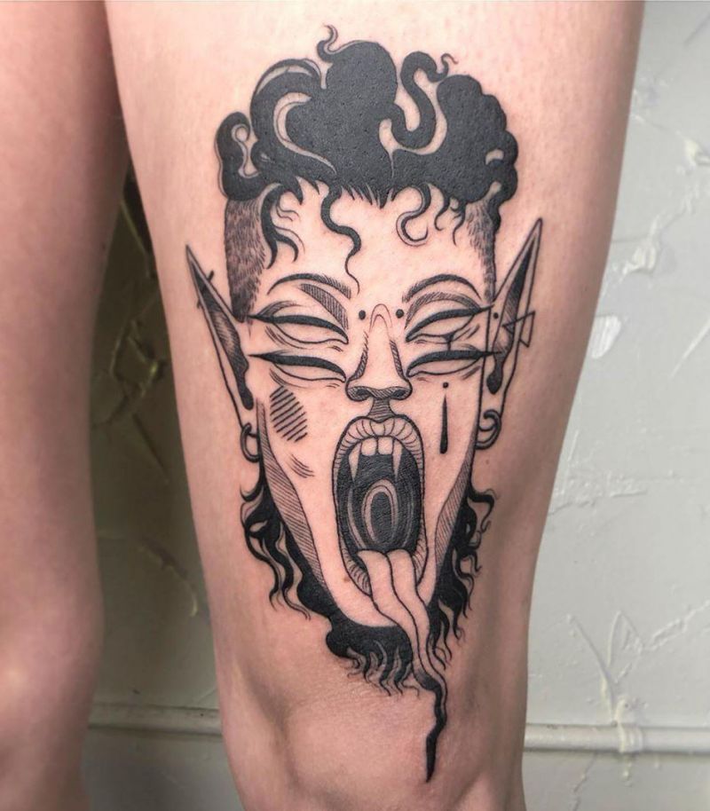 30 Pretty Vampire Tattoos to Inspire You