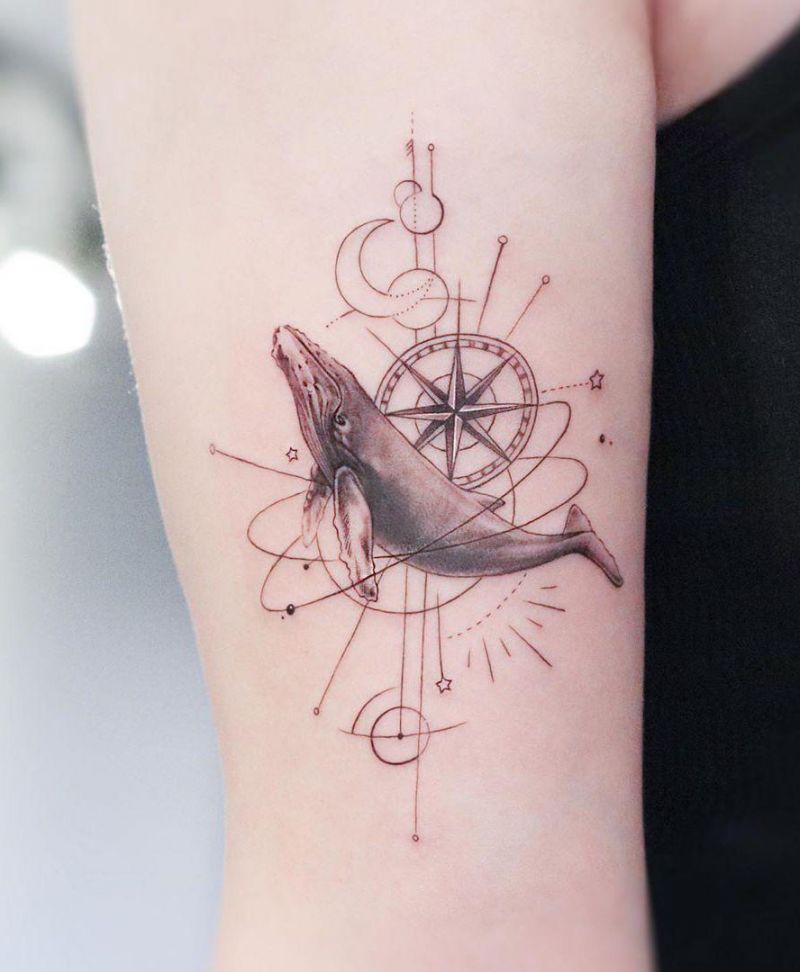 30 Pretty Whale Tattoos to Inspire You