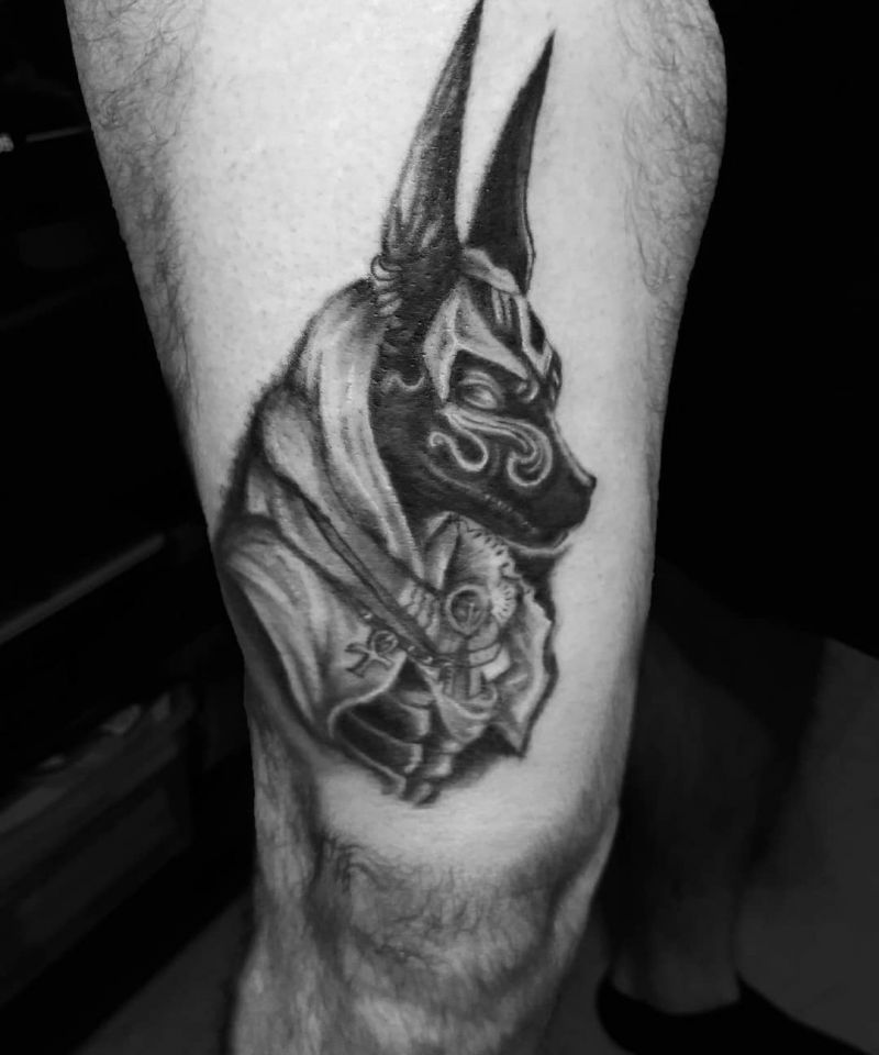 30 Pretty Anubis Tattoos Make You Charming