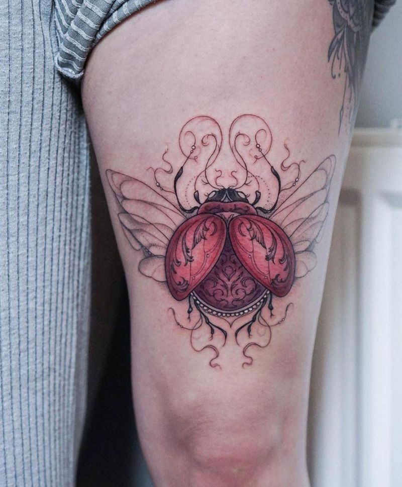 30 Pretty Beetle Tattoos You Must Try