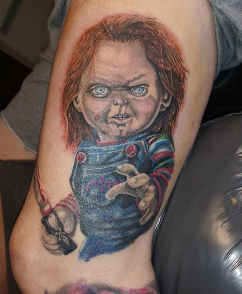 30 Pretty Chucky Tattoos Improve Your Temperament