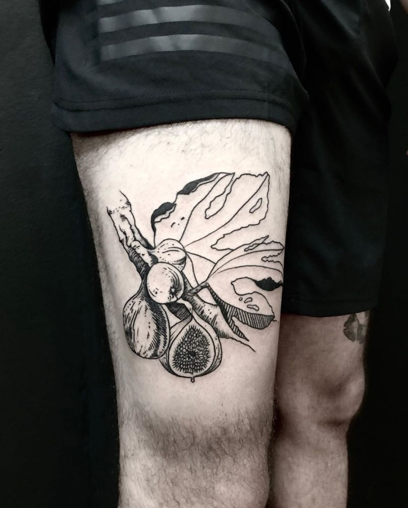 30 Pretty Fig Tattoos You Will Love