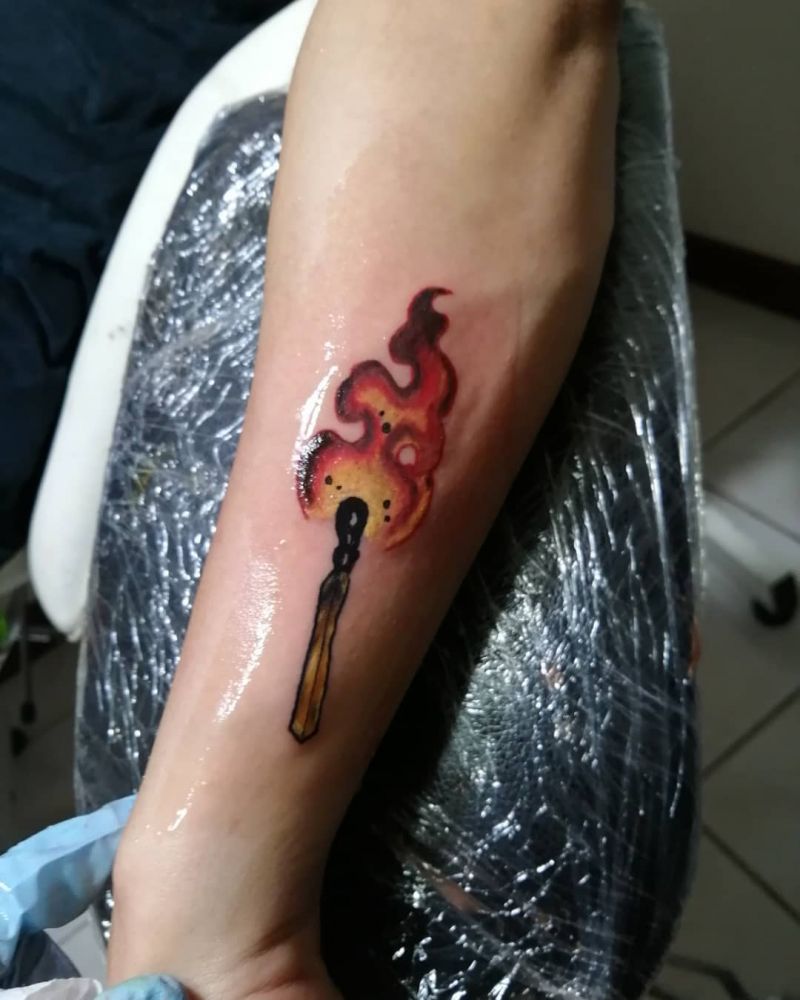 30 Pretty Flame Tattoos That Make You More Attractive