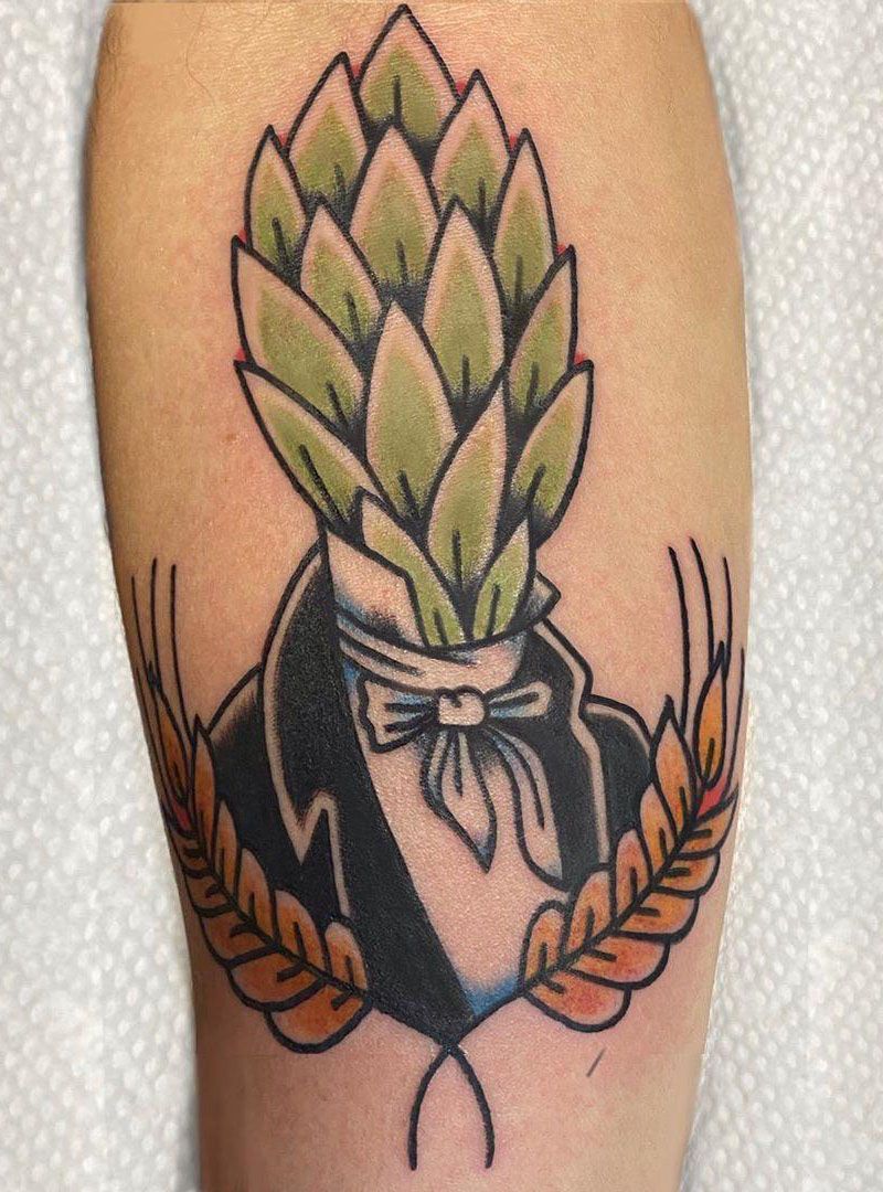 30 Pretty Hops Tattoos You Must Try