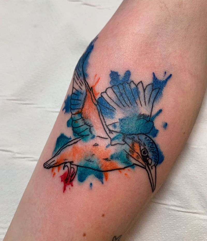 30 Pretty Kingfisher Tattoos You Must Try