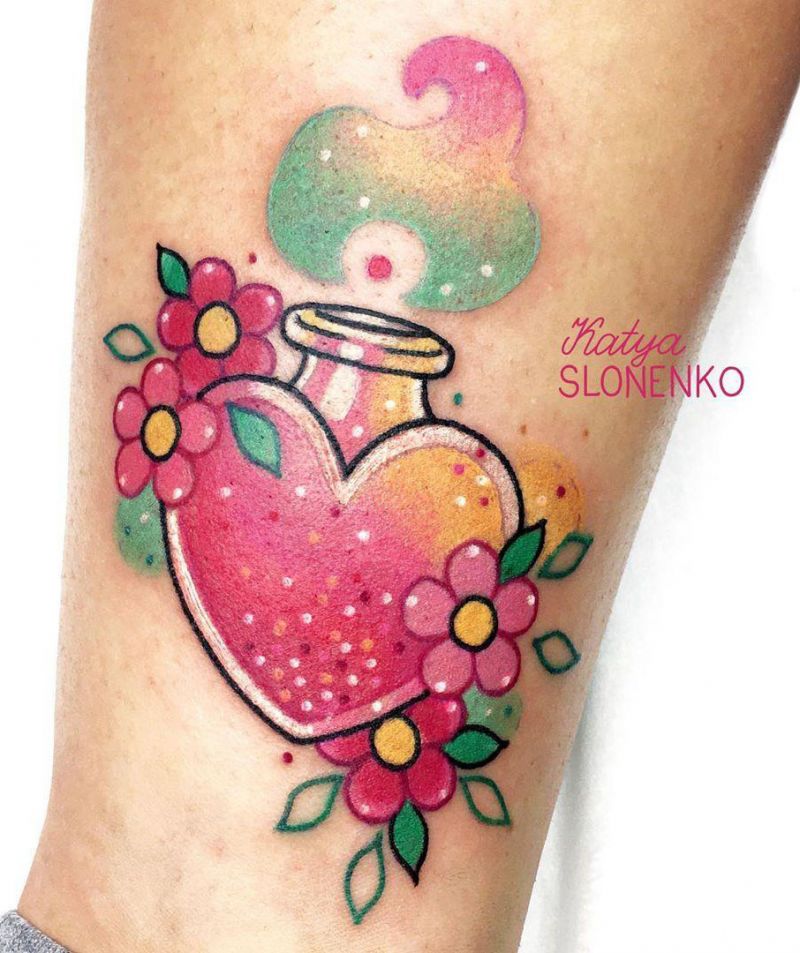 30 Perfect Potion Tattoos Make You Attractive