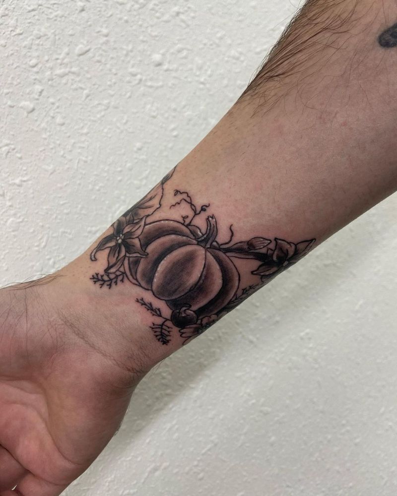 30 Pretty Pumpkin Tattoos You Will Love