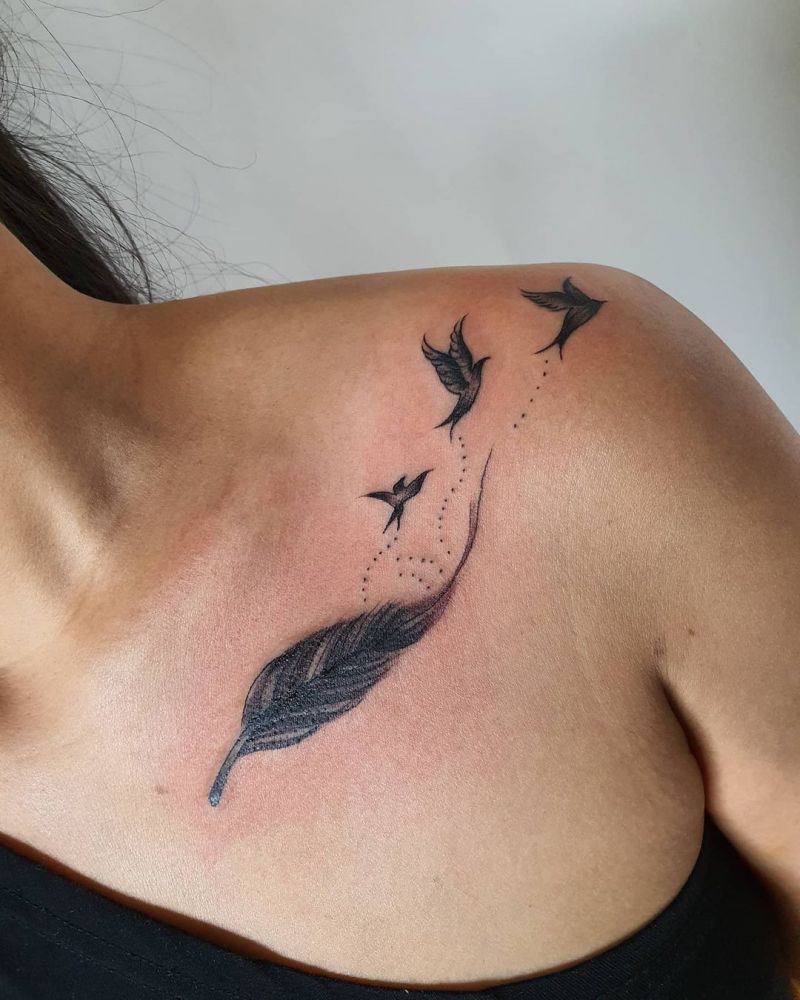 30 Pretty Shadow Tattoos You Must Try