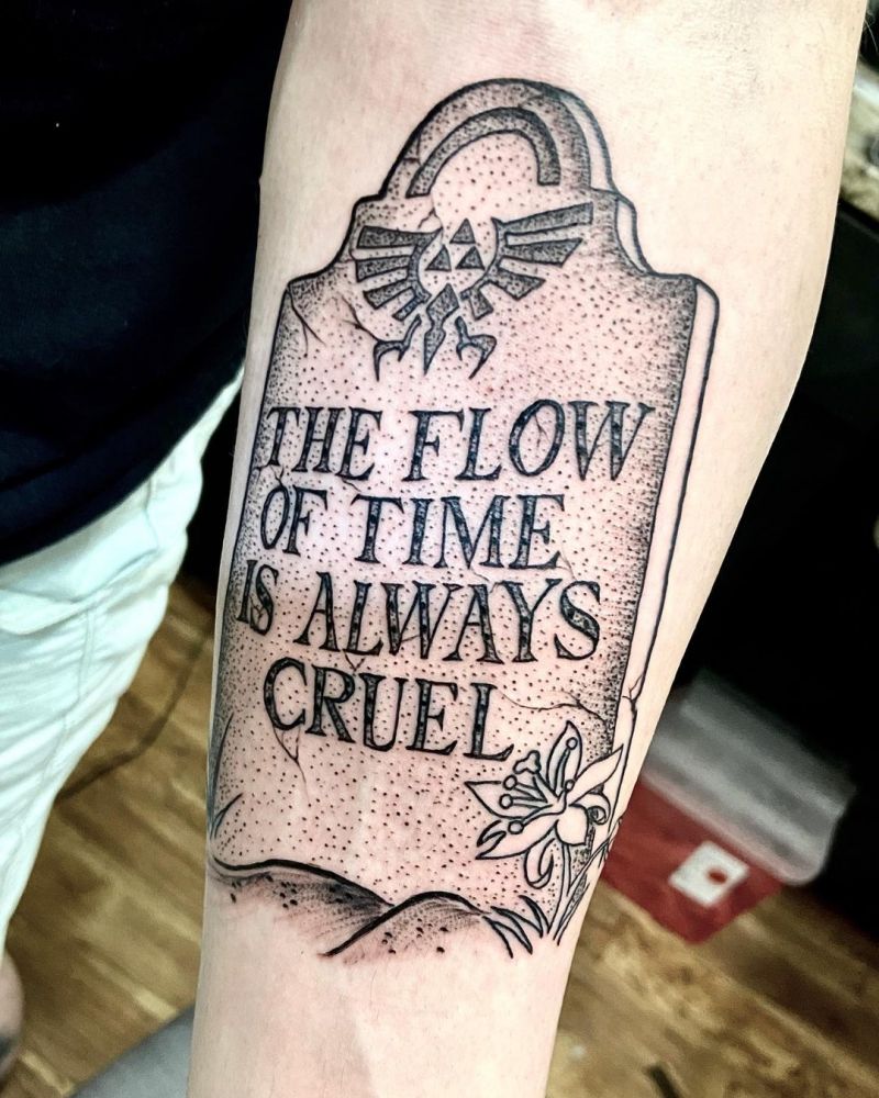 30 Pretty Tombstone Tattoos You Must Try