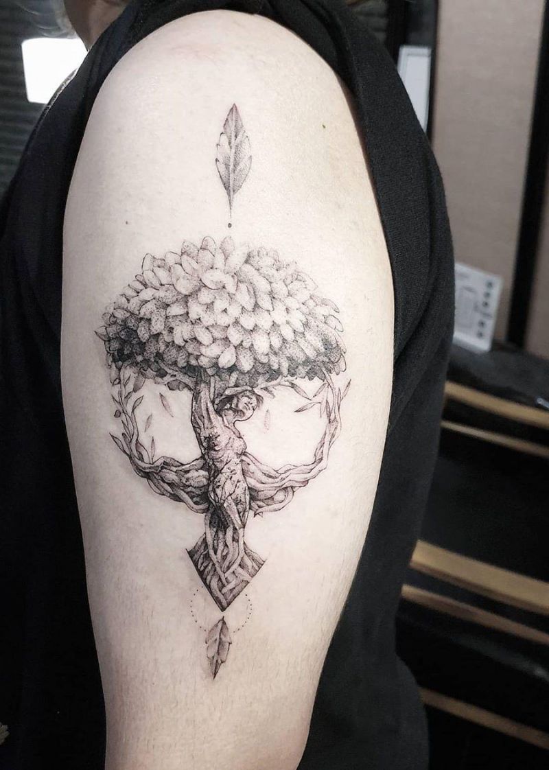 30 Pretty Tree Tattoos Make You Elegant