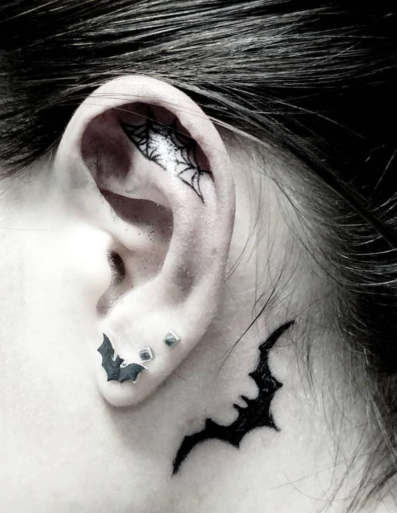 30 Pretty Bat Tattoos Improve Your Temperament