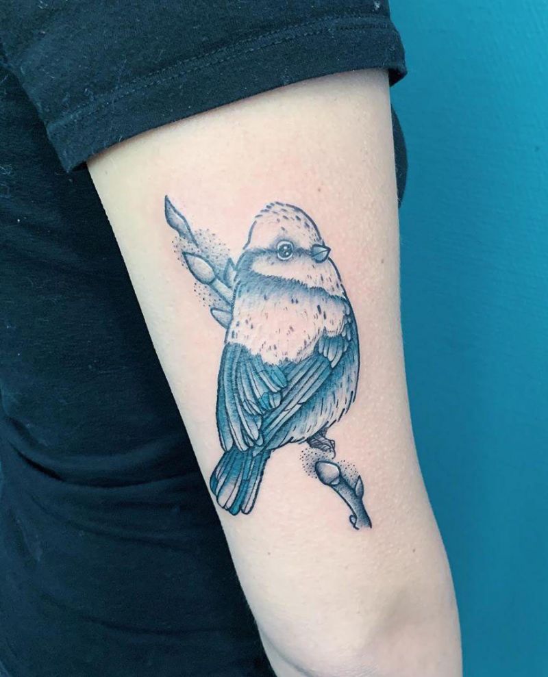 30 Pretty Chickadee Tattoos You Will Love